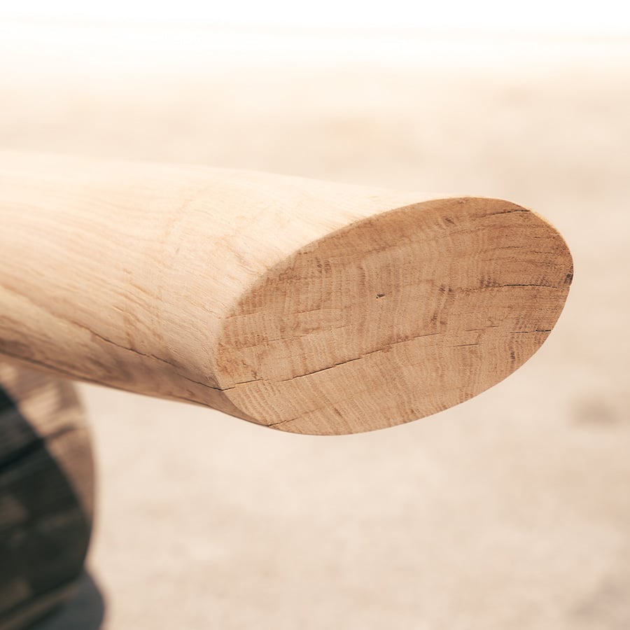 Mât en CHÊNE pour voile d’ombrage – Image 2